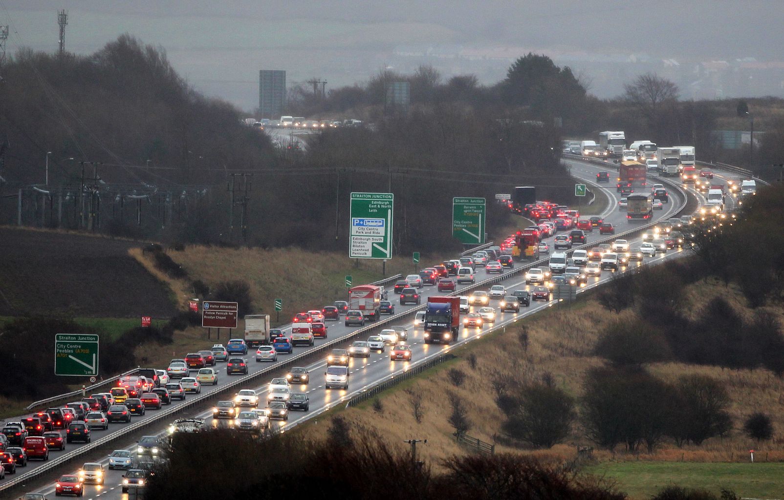Smart motorway call for gridlocked Edinburgh bypass News Forth 1